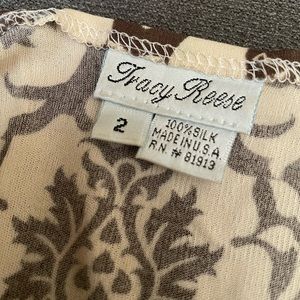 Mid sleeve patterned dress